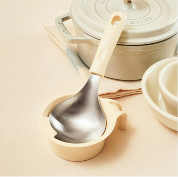 Bogen Mukbang Mini Ladle Multi Spoon - Stainless Steel with Spoon Rest