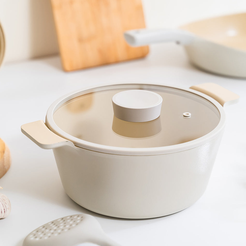 [Neoflam] Vulcan Ivory 10" Stock Pot