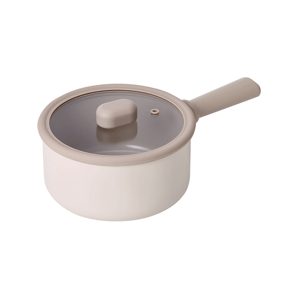 Chou Chou Saucepan 7" with Silicone Rim Glass Lid - Full IH Compatible