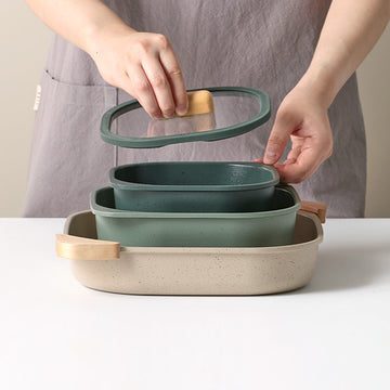 FIKA Objet Comfort 7-Piece Cookware Set, Green - 4 Pack | $170.00 Each