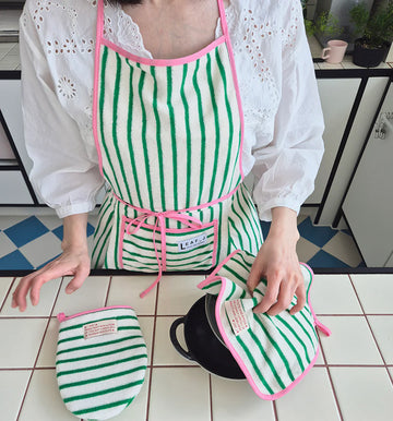 [Leaf_j] Terry Apron Towel with Neck Strap