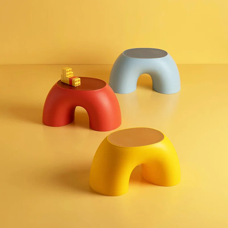 Rainbow Comfort Stool - Small, Durable, Non-Slip