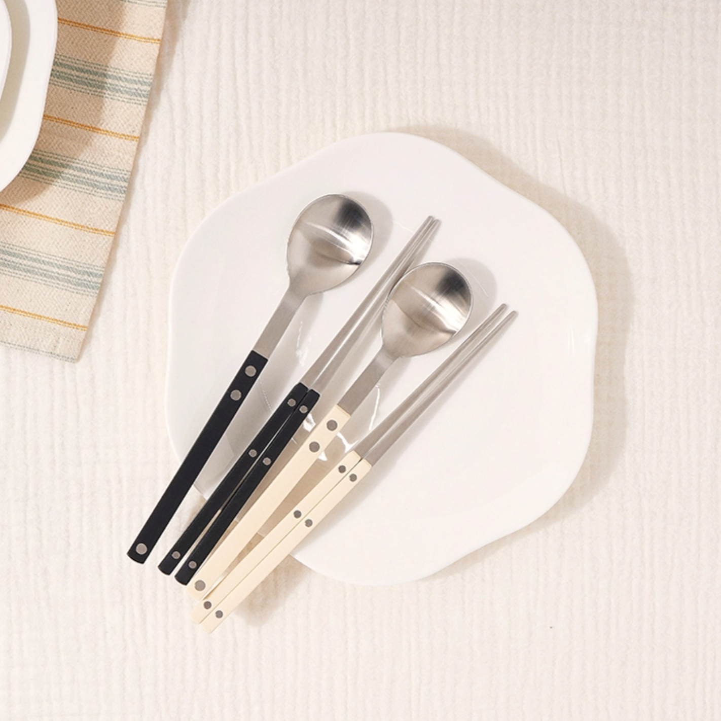 [Bogen] Sentier Satin K-Spoon & Chopsticks Set