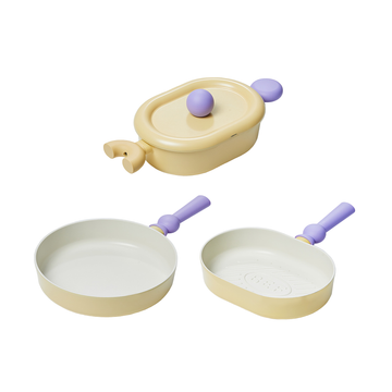 Better Finger Cookware Yellow 4-Piece Set