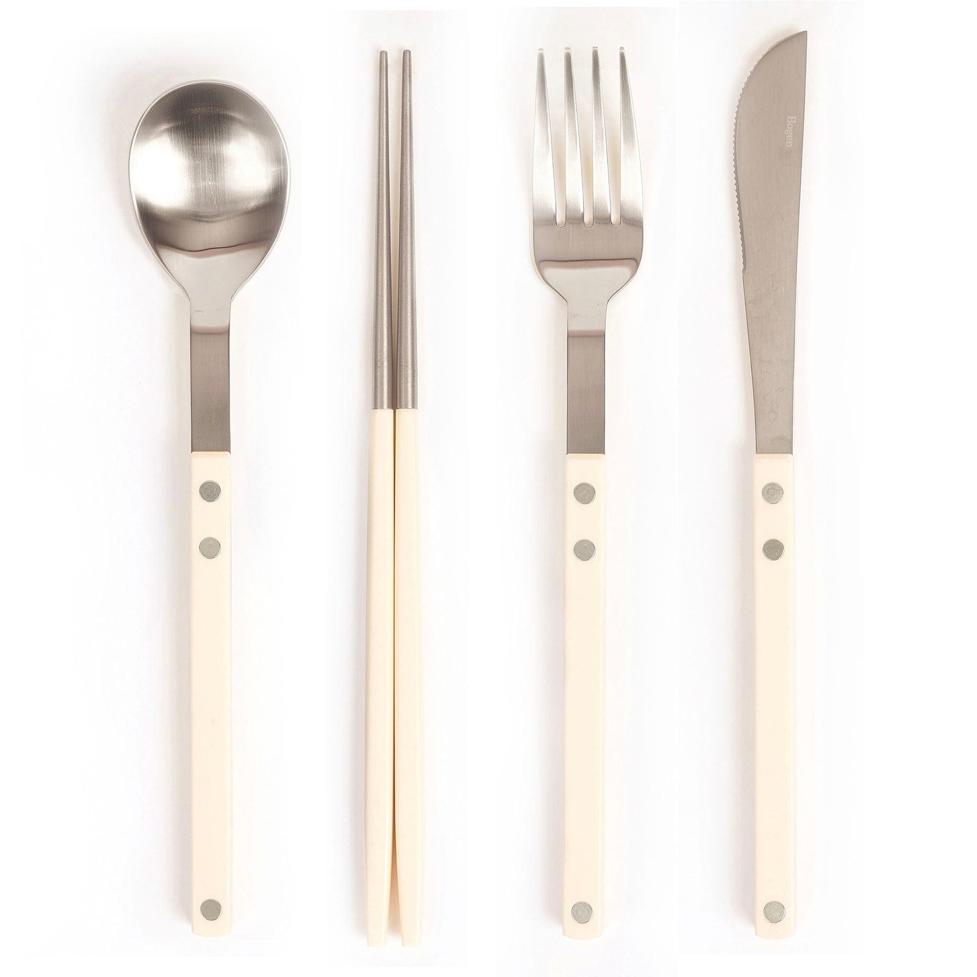 [Bogen] Sentier Satin K-Dinner set, with Dinner spoon  Regular price - HANKOOK