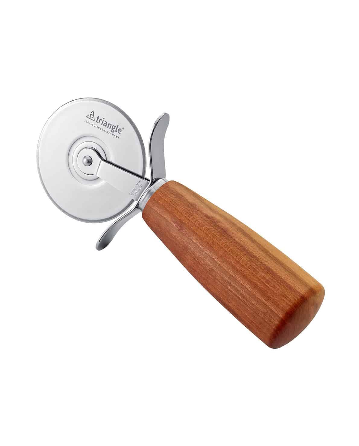 [Triangle] Pizza Cutter Plum wood, Ø 7cm, in Gift Box - HANKOOK